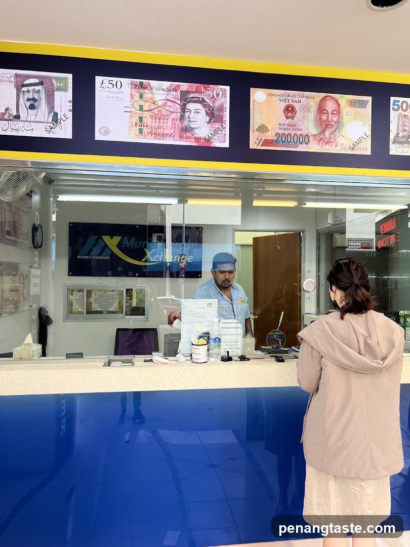 Currency Exchange Counter Interior