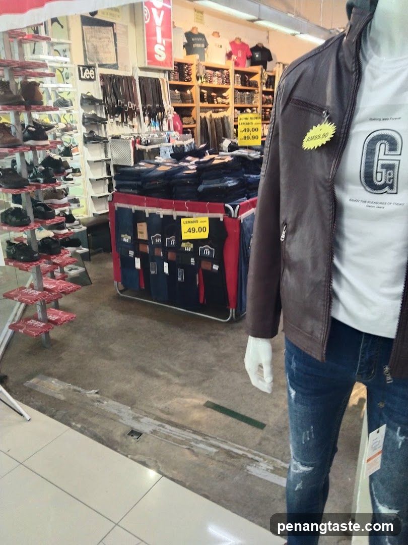 Clothing Store Interior Display