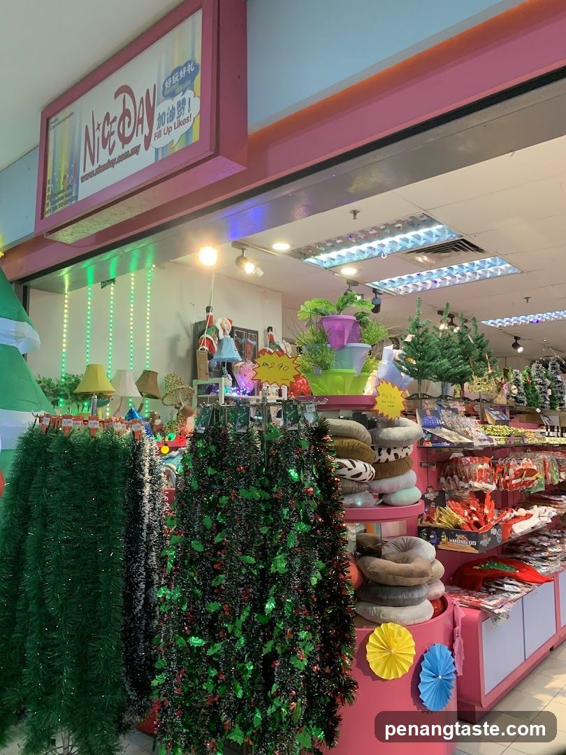 Christmas Decor Store Interior