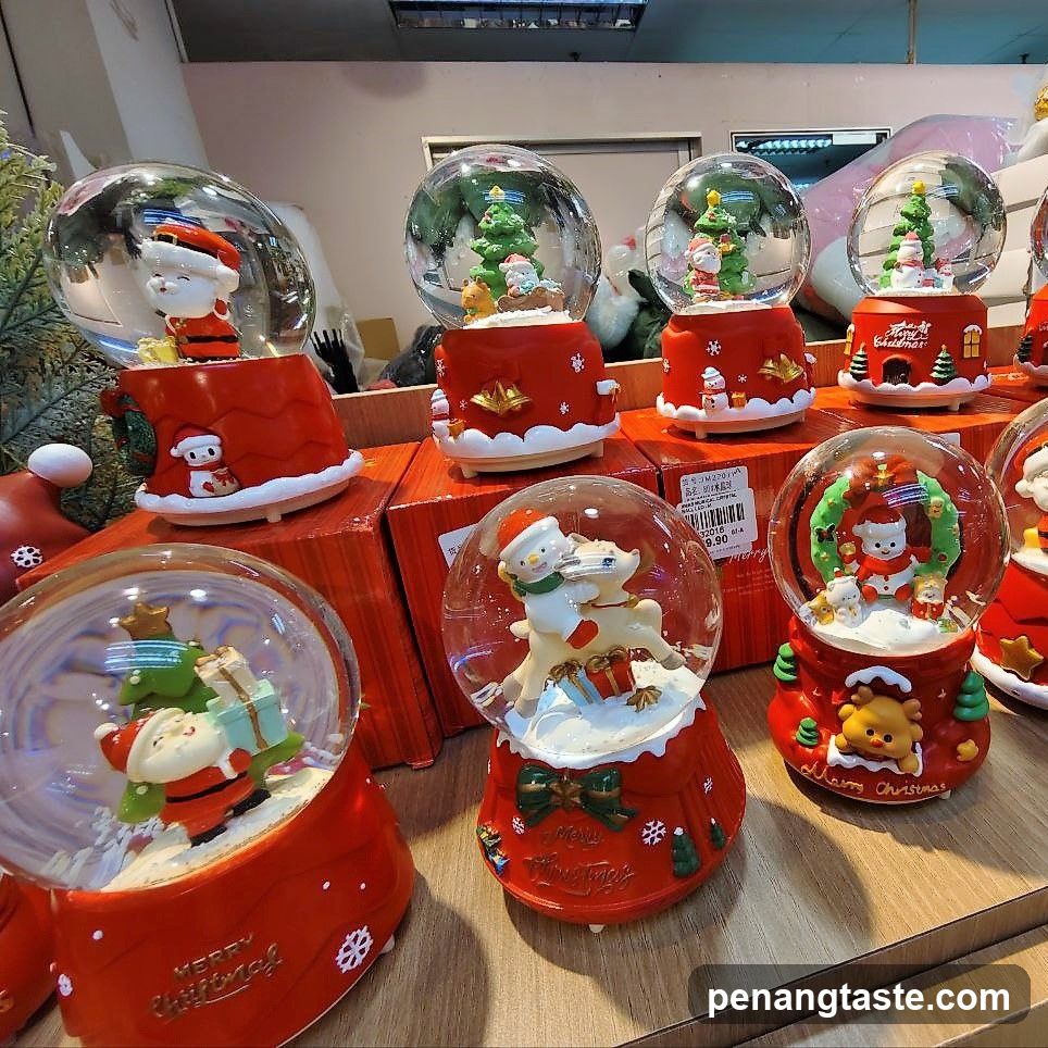 Christmas Snow Globe Display