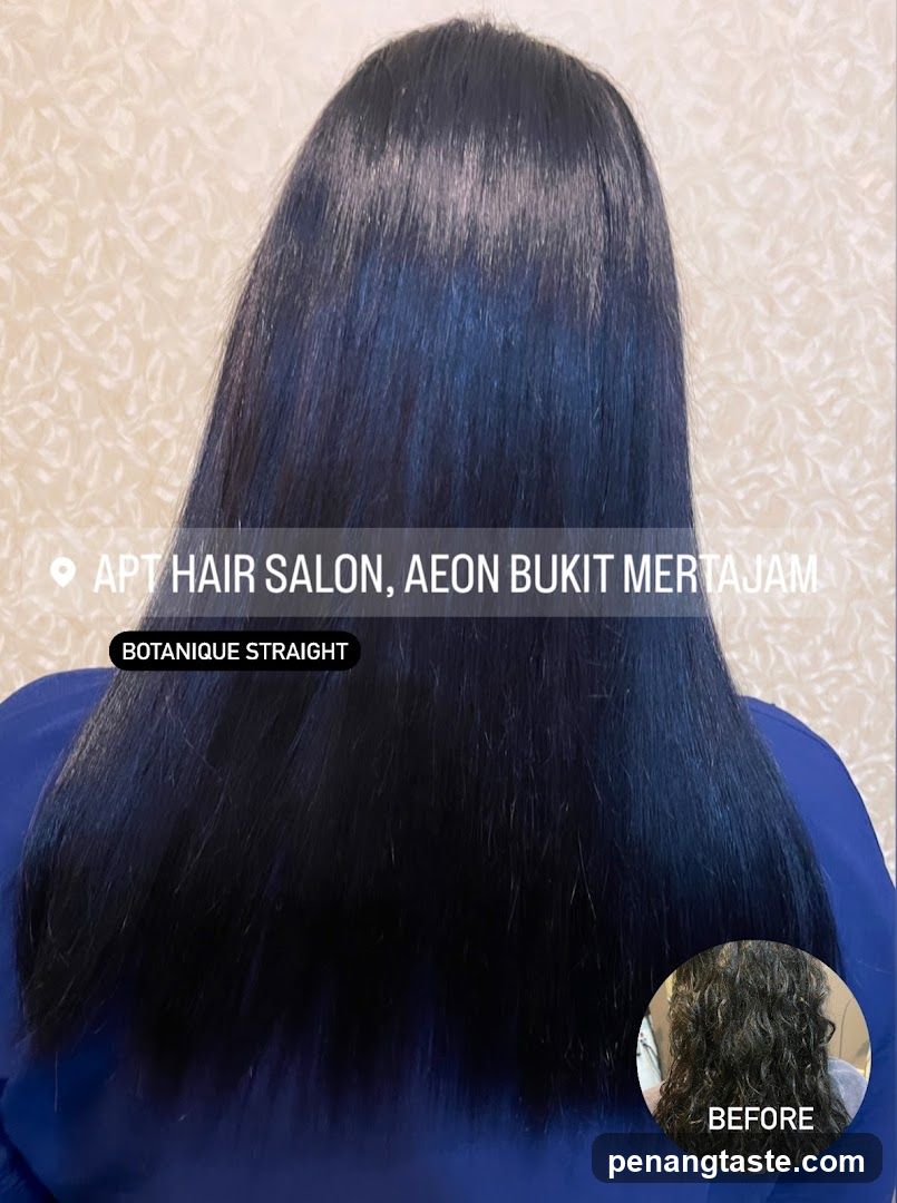 Hair Salon Before and After Treatment