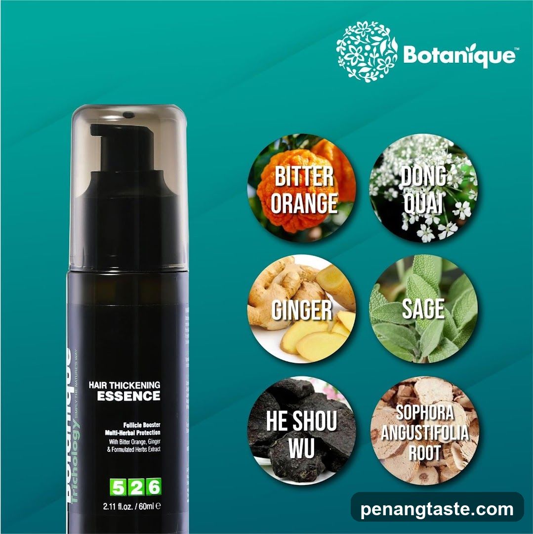 Botanique Hair Thickening Essence Product Display