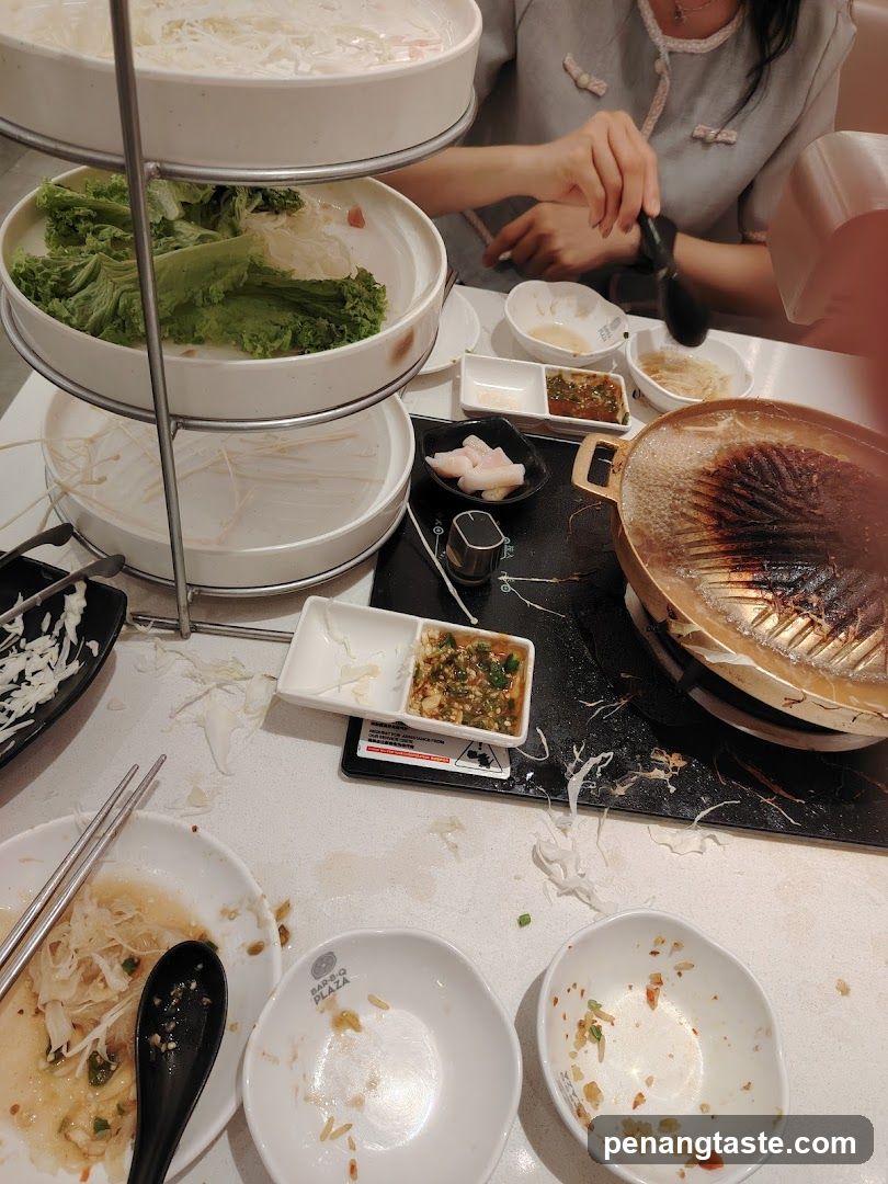 Korean BBQ Table Setting