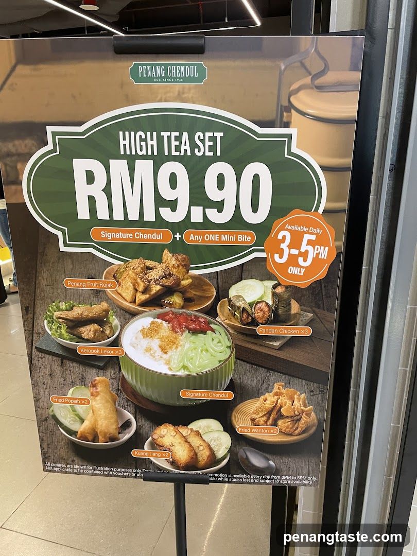 Penang Chendul High Tea Set Ad
