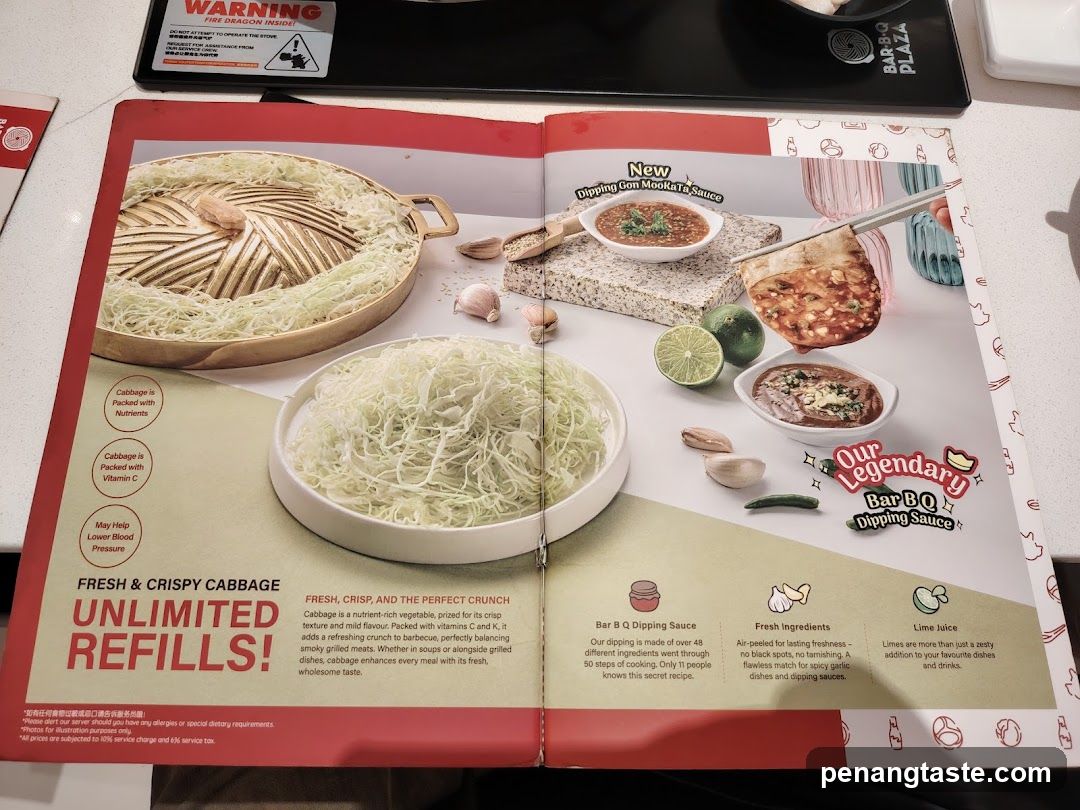 Restaurant Menu Page