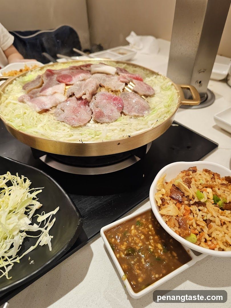 Hot Pot Meal with Side Dishes