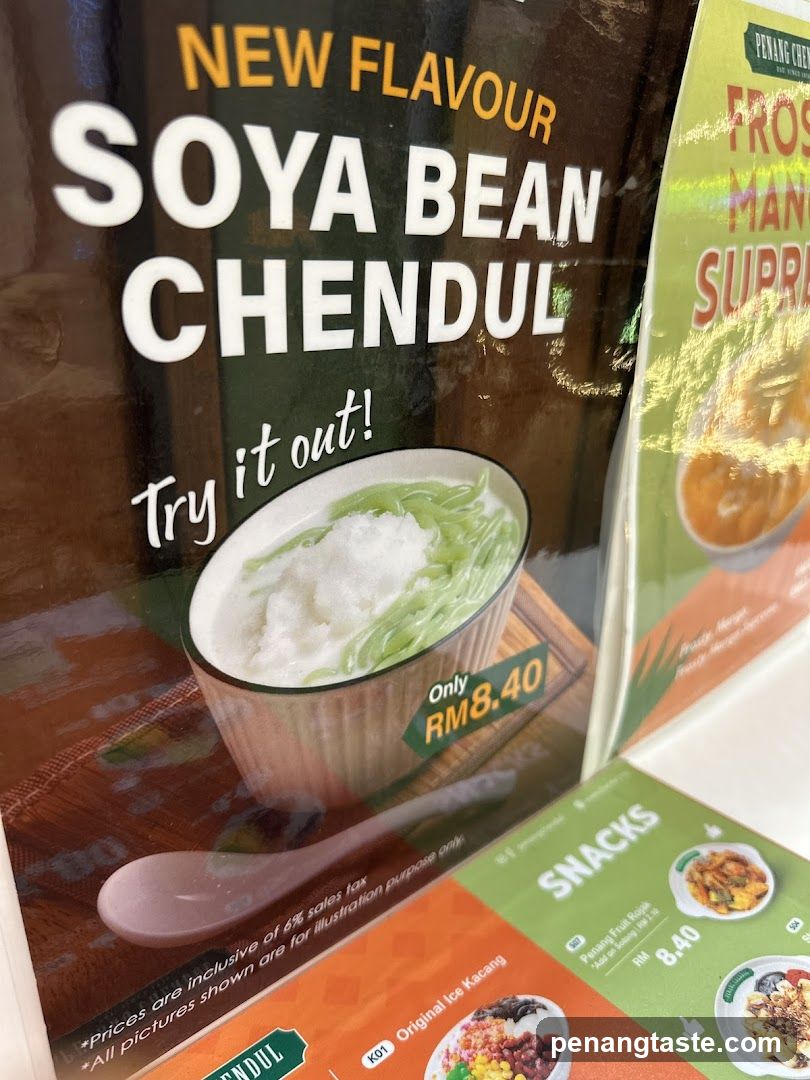New Flavour Soya Bean Chendul Ad
