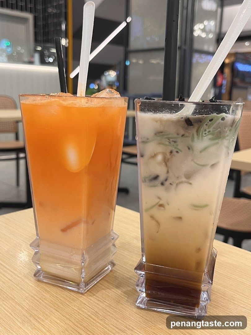 Iced Drinks on Table