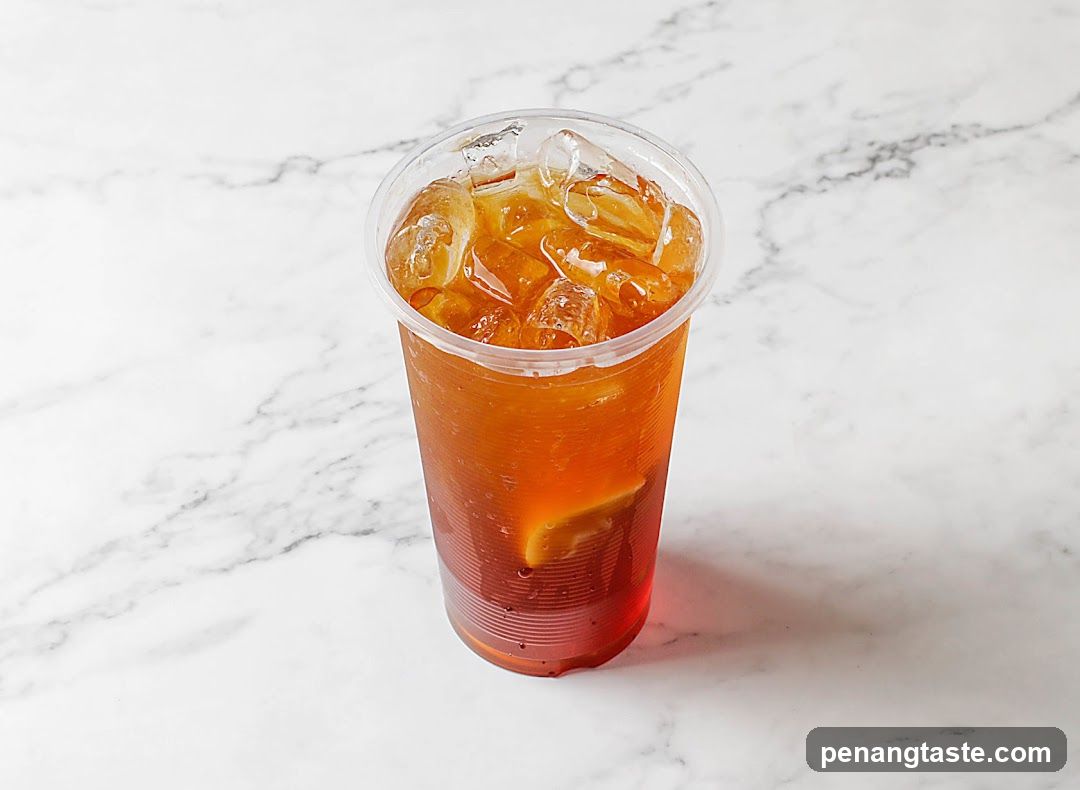 Iced Tea in Plastic Cup