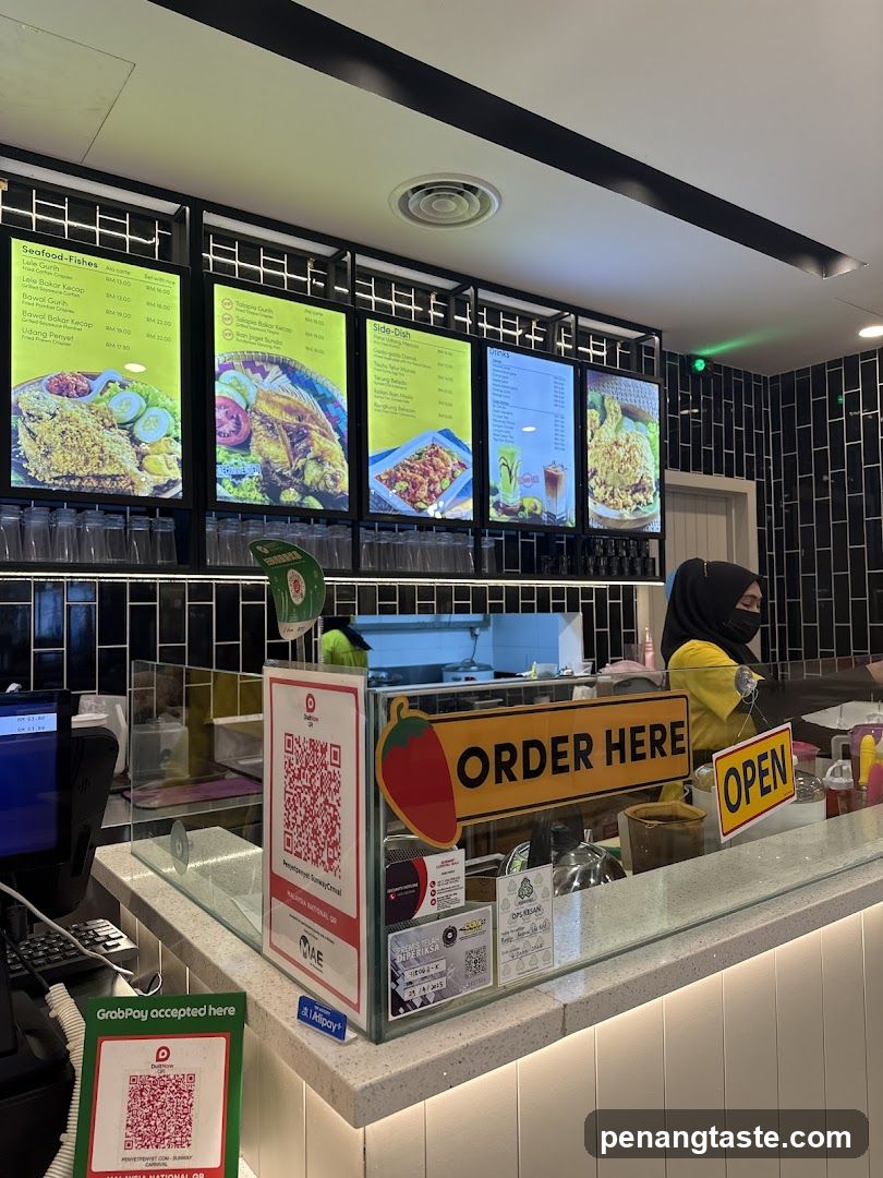 Restaurant Interior Counter View