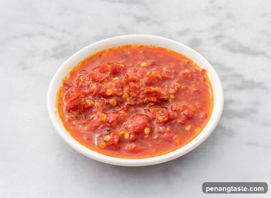 Tomato Sauce in Bowl