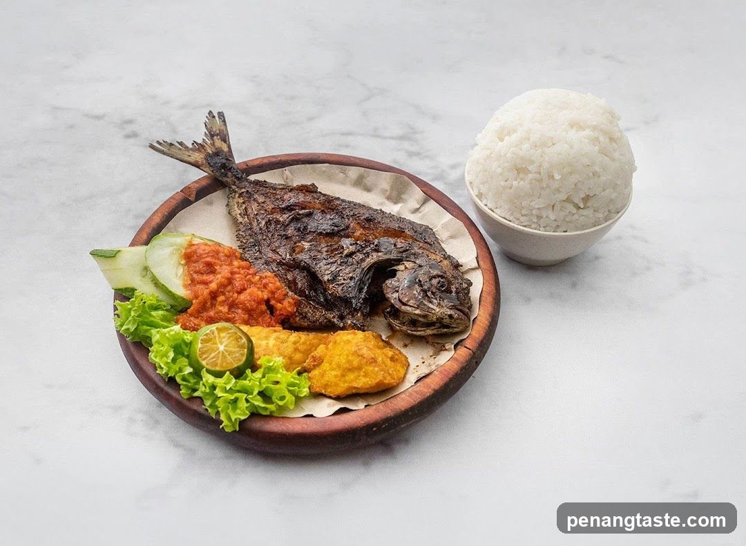 Fried Fish with Rice and Sambal