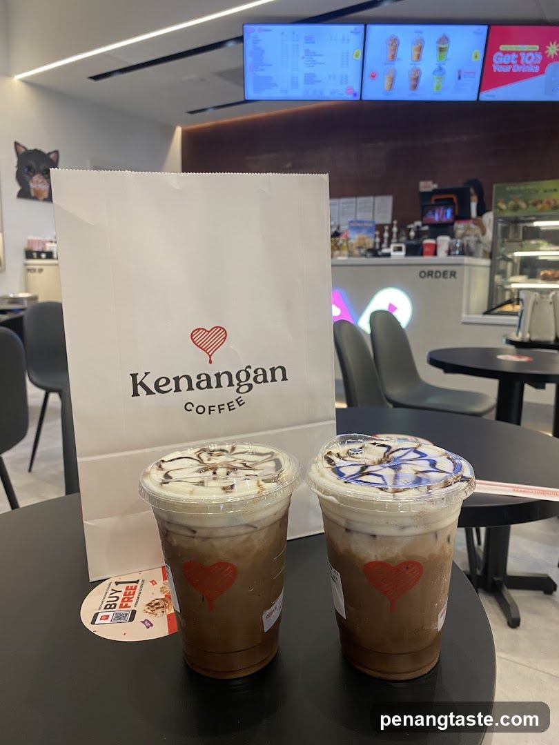 Kenangan Coffee Shop Interior