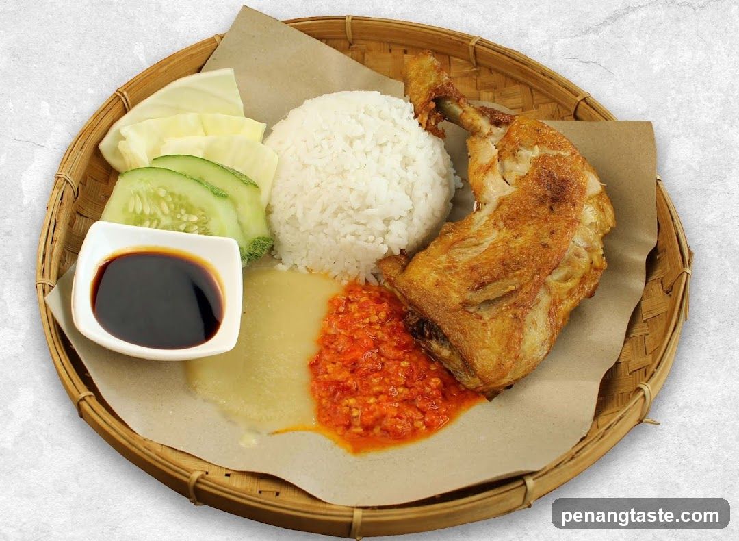 Fried Chicken Rice Plate
