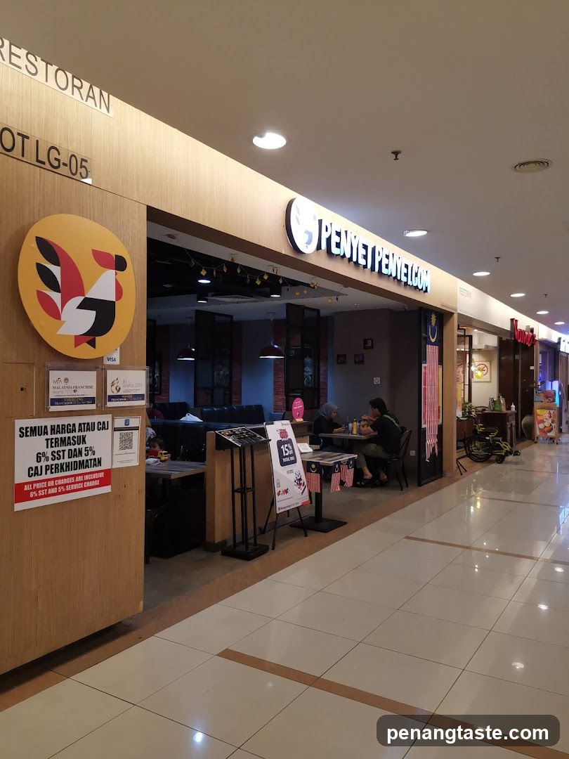 Restaurant Interior with Signage and Posters