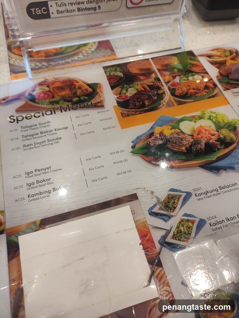 Special Menu