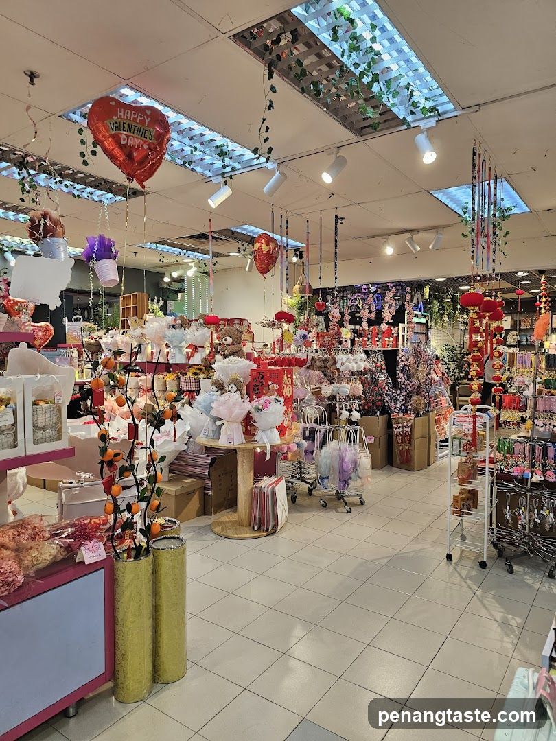 Valentine's Day Gift Shop Interior