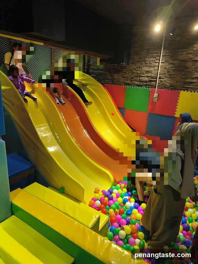 Indoor Play Area with Slides and Ball Pit