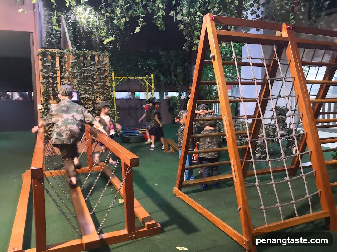 Children's Play Area at Night