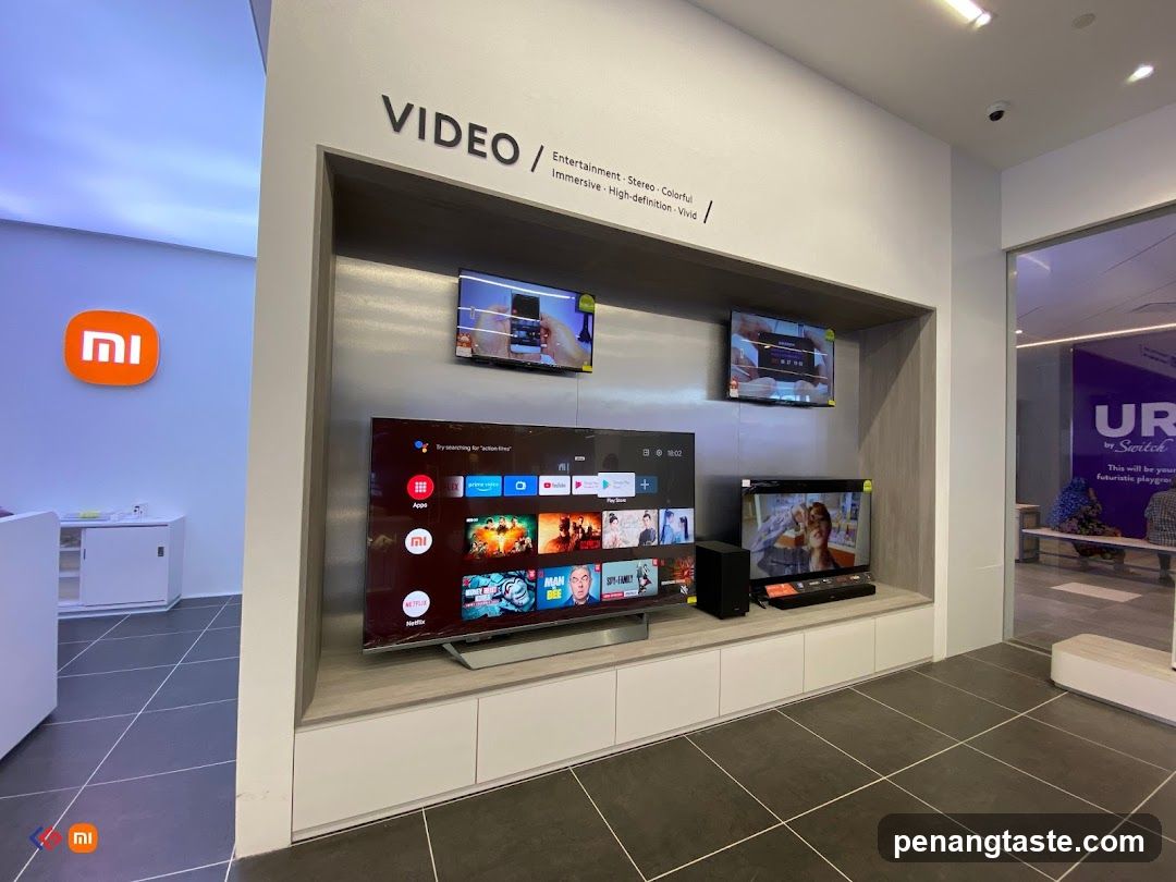 Mall TV Display Area