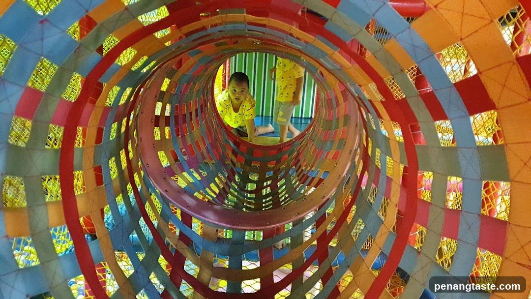 Colorful Play Tunnel Interior