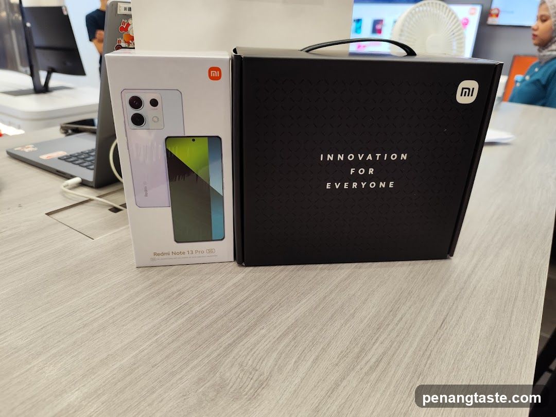 Xiaomi Phone Boxes on Counter
