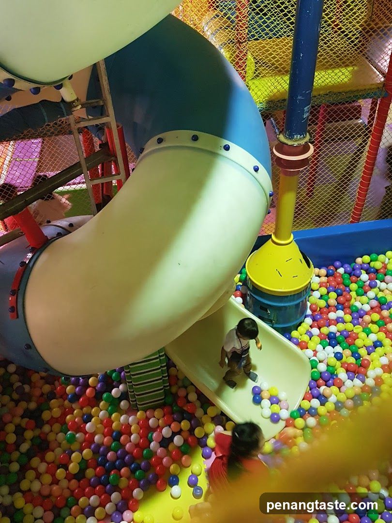 Indoor Play Area with Ball Pit and Slide