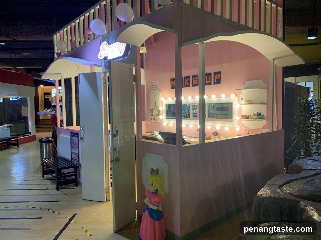 Makeup Booth Interior