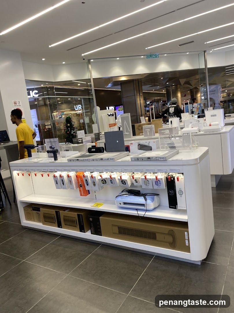 Electronics Store Interior Display