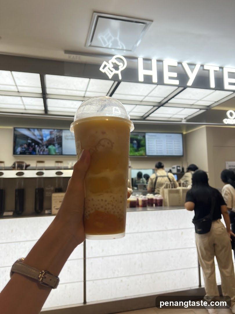 Boba drink at Heytea