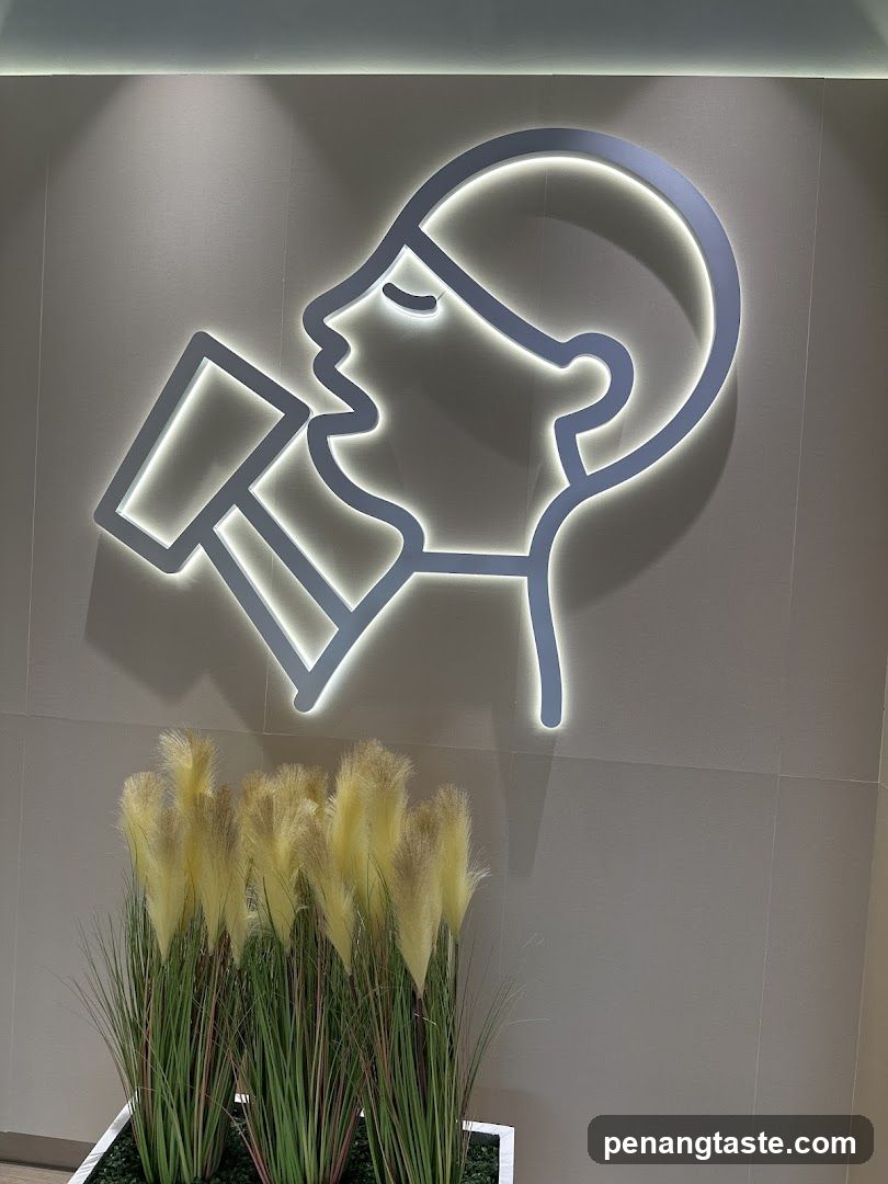 Neon Signage with Plants
