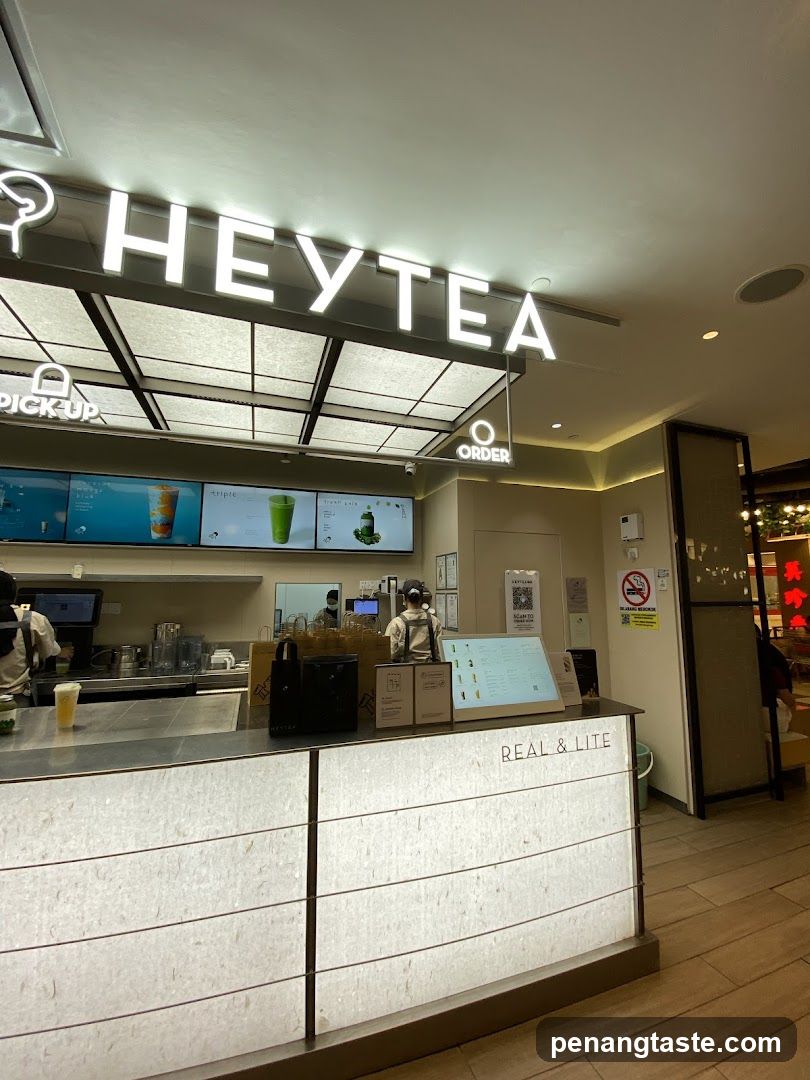 Heytea Counter Interior