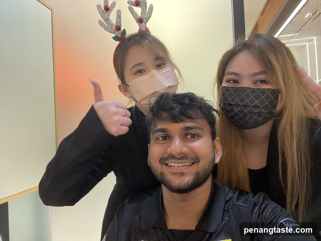 Christmas Group Photo with Masks
