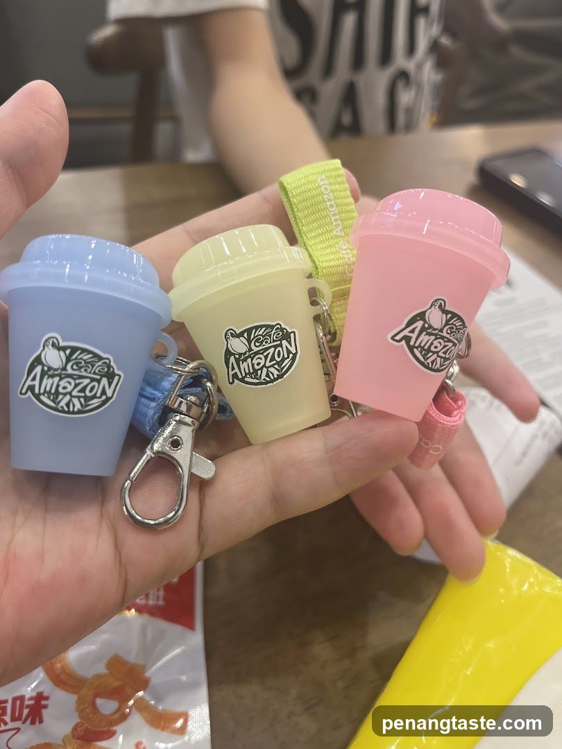 Amazon Coffee Cup Keychains