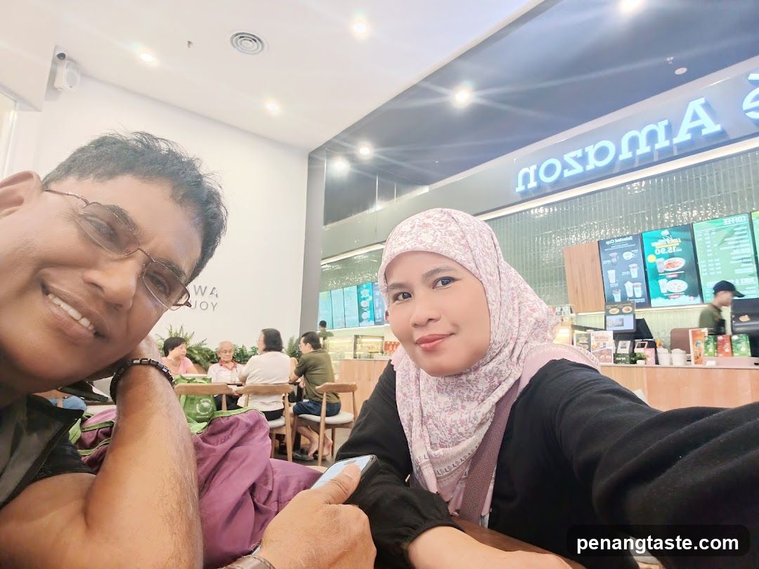 Selfie at Coffee Shop Interior