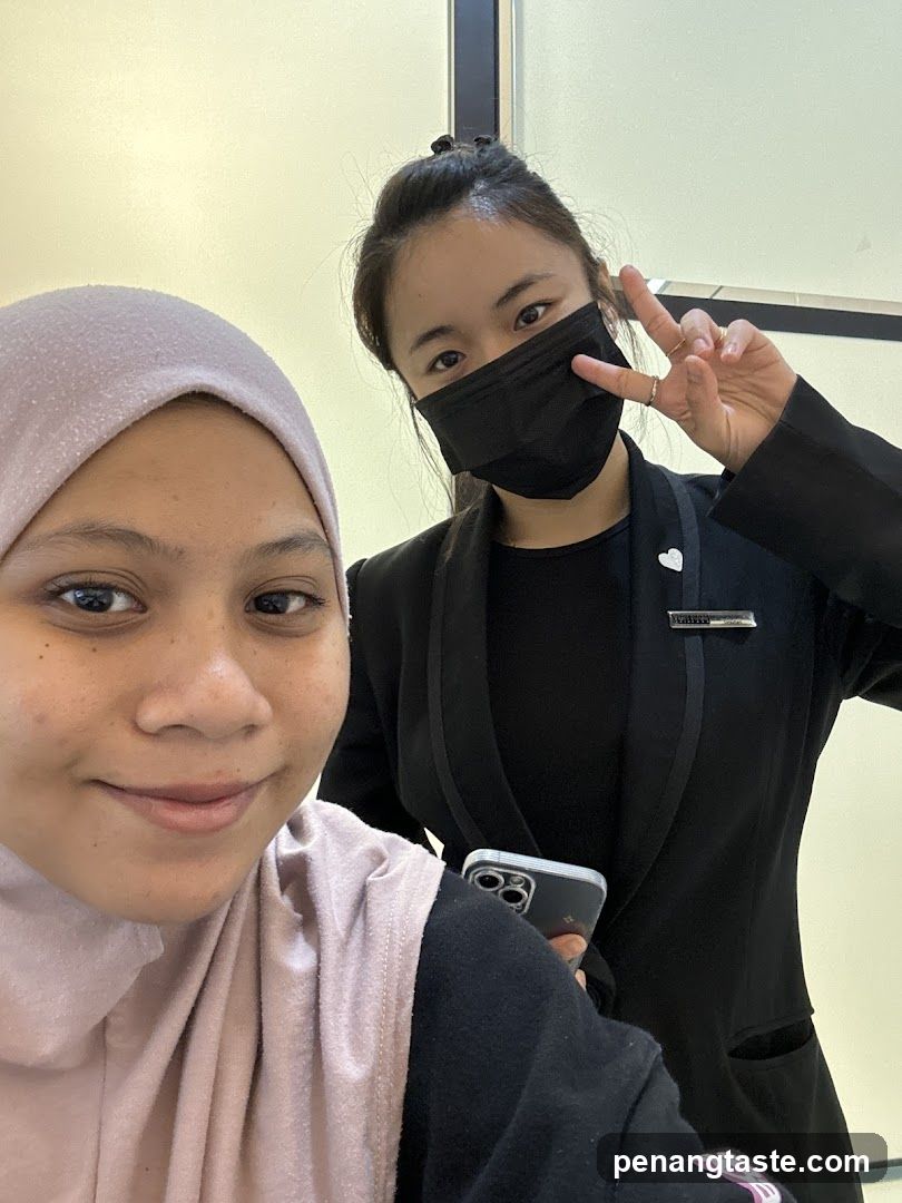 Selfie with Staff Member