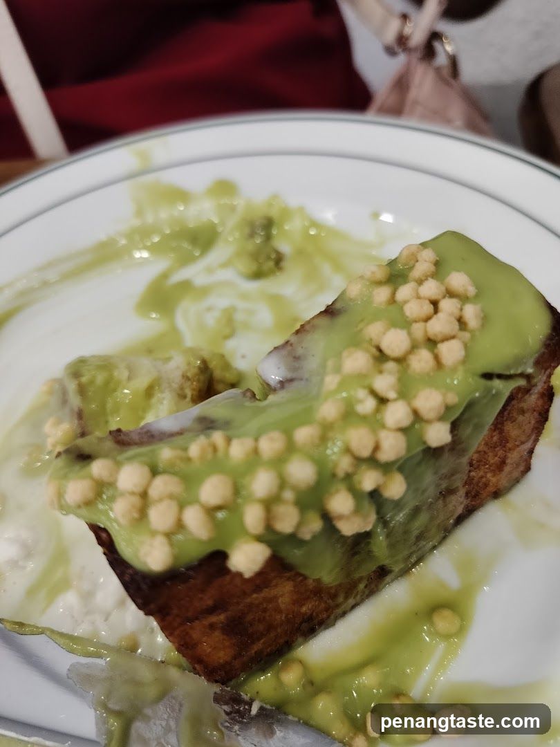 Matcha Toast with Cereal Topping