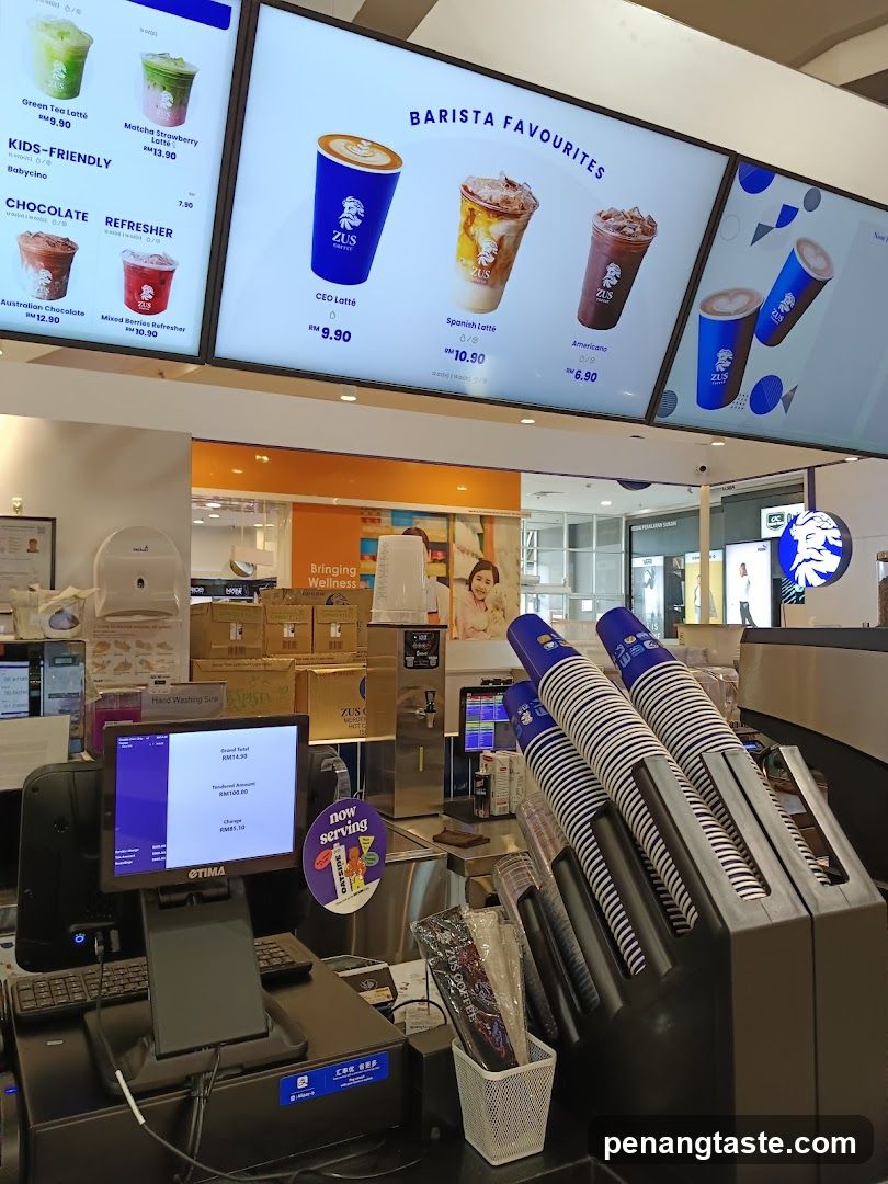 ZUS Coffee Shop Interior View