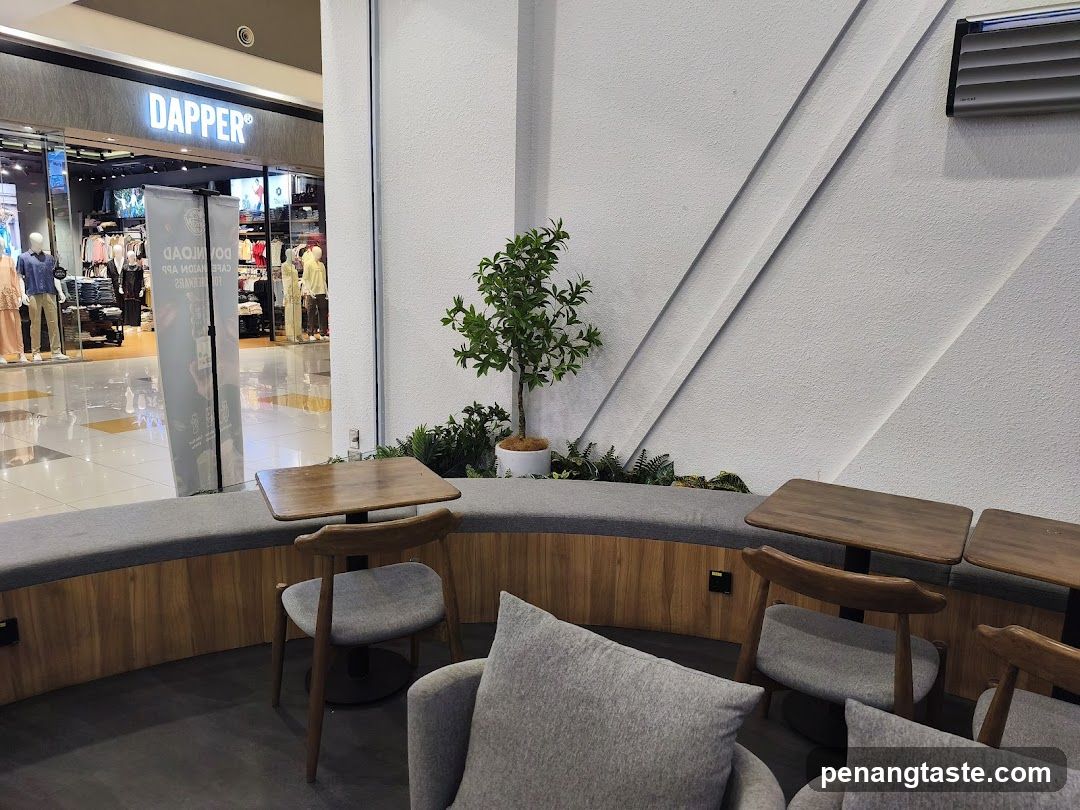 Mall Interior Seating Area