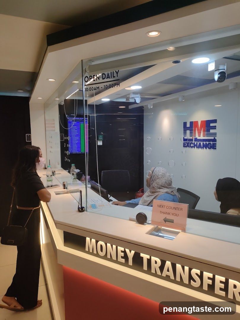 Money Transfer Counter Interior