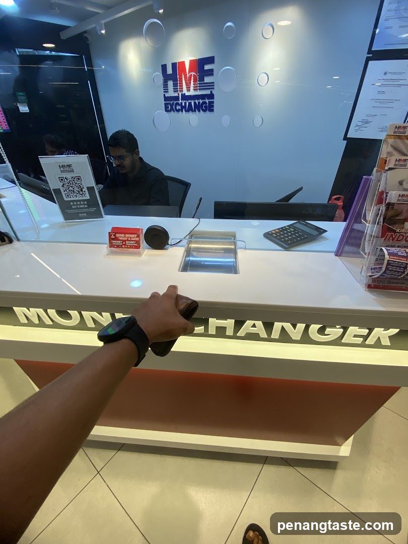 Currency Exchange Counter Interior