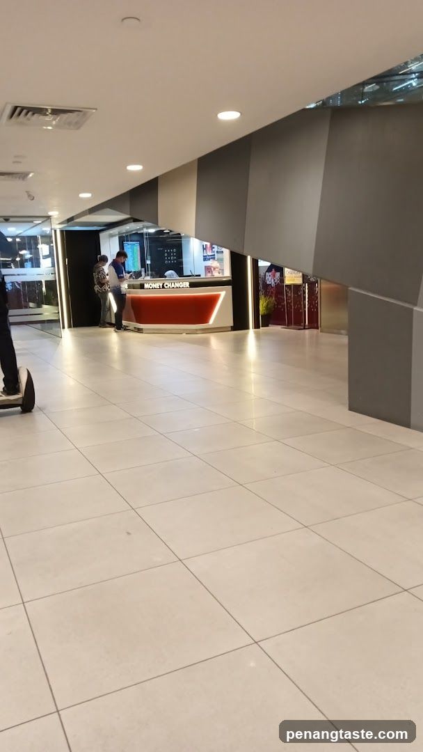 Mall Interior with Money Changer Counter