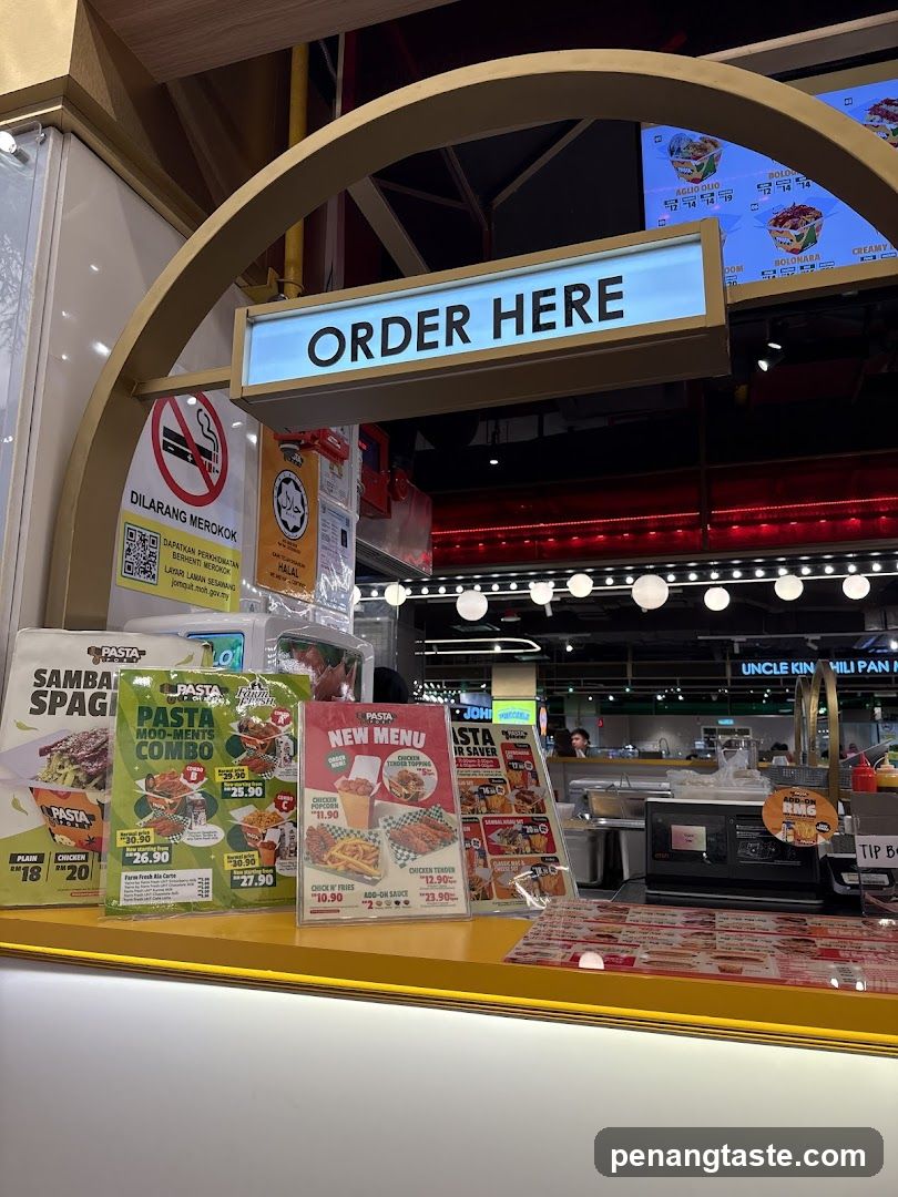 Food Stall Counter Display