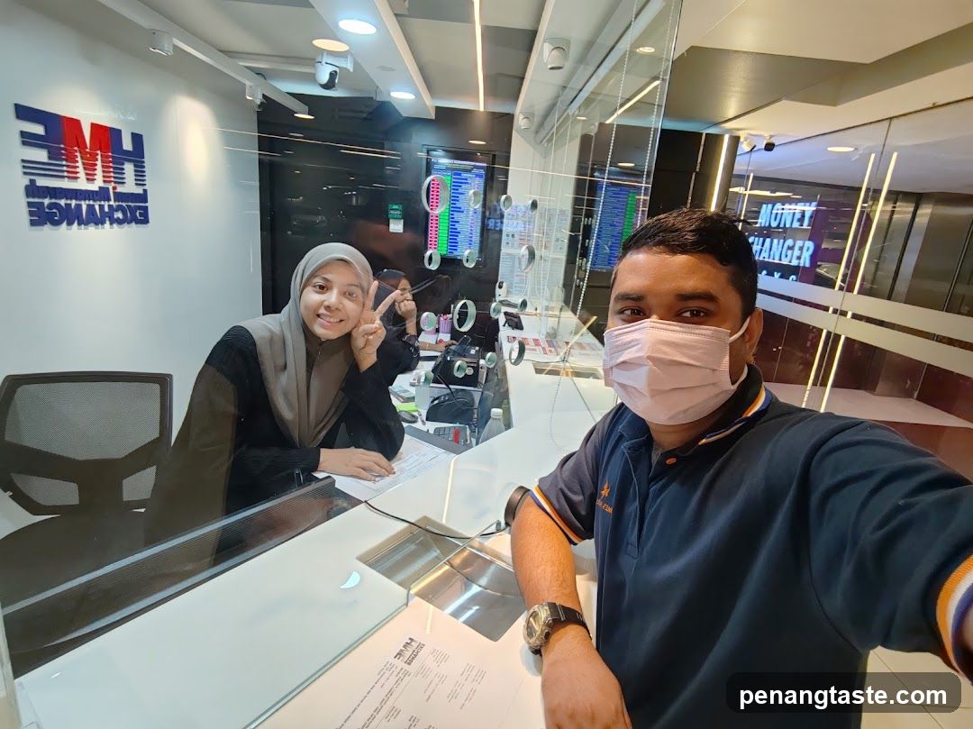 Money Changer Interior with Staff