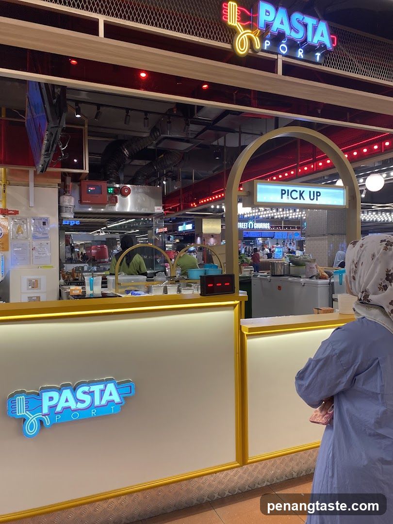 Pasta Port Food Stall Interior View