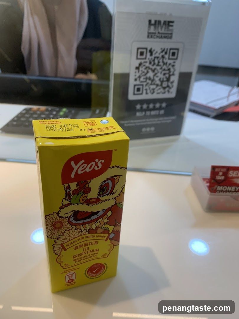 Yeo's Tea Box on Counter