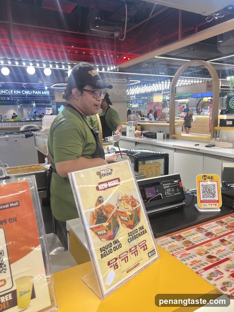 Food Court Counter Scene