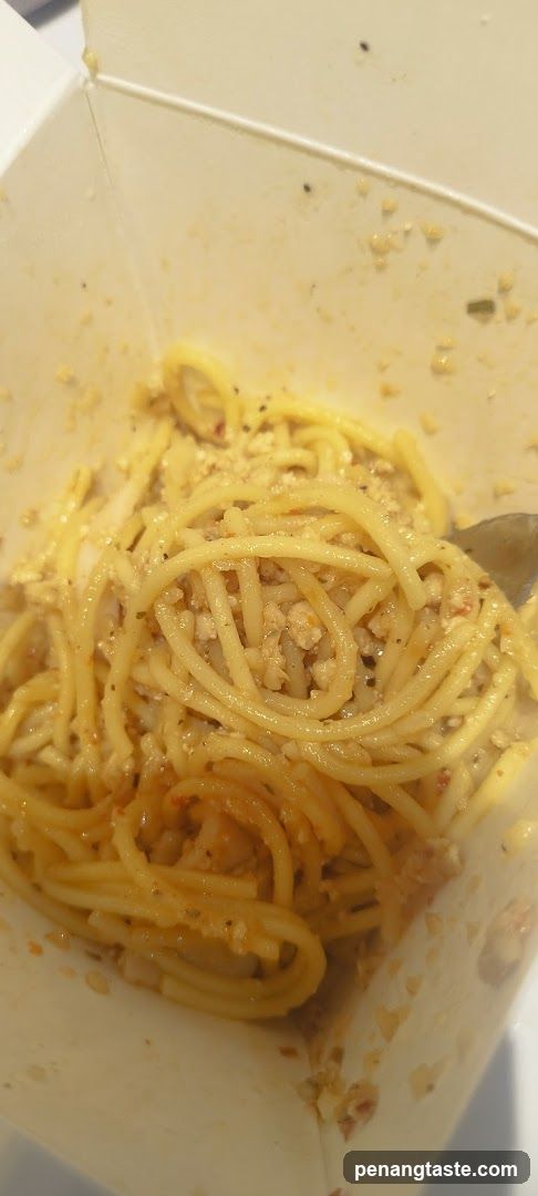 Spaghetti in Takeout Box