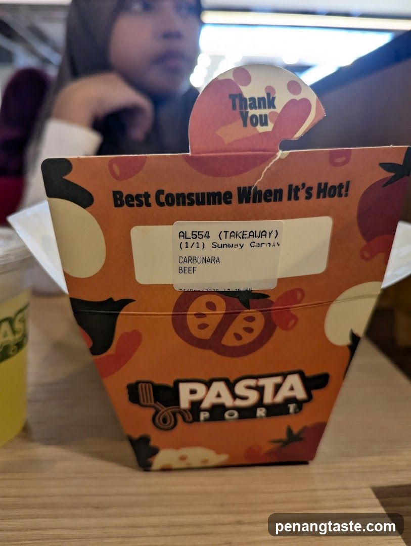 Pasta Port Takeaway Box