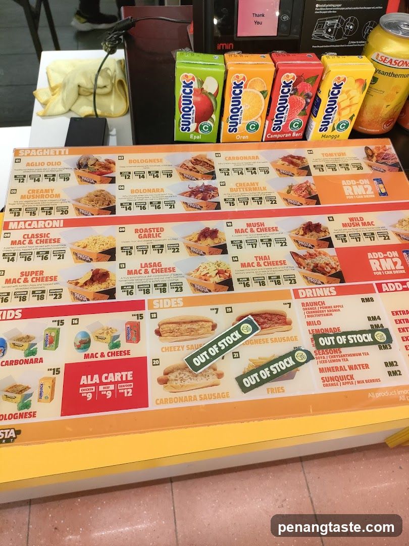 Food Menu Board